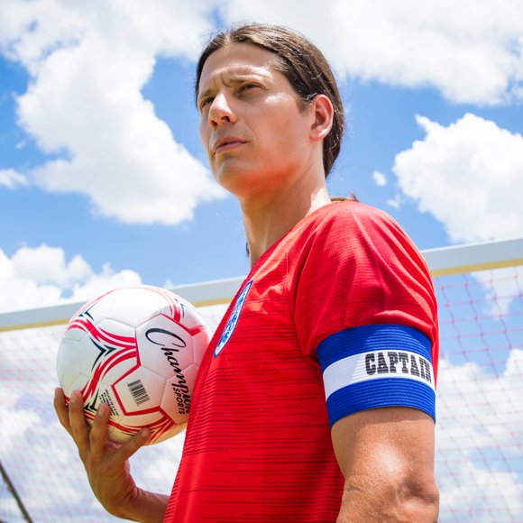 Champion Sports Soccer Captain Arm Bands - Adult Red