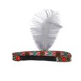 thumbnail image 4 of Unique Bargains 1 Pc Headband Tribal Style Feather Hairband for Women Gray, 4 of 5