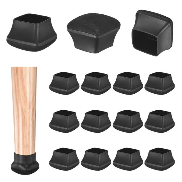 Uxcell 16-Pack Protectores de Piso para Patas de Silla, Copas de Silicona de 1.37"-1.75"