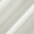 thumbnail image 3 of Archaeo Slub Textured Linen Blend Grommet Top Curtain, 52"x63", Ivory, 3 of 8