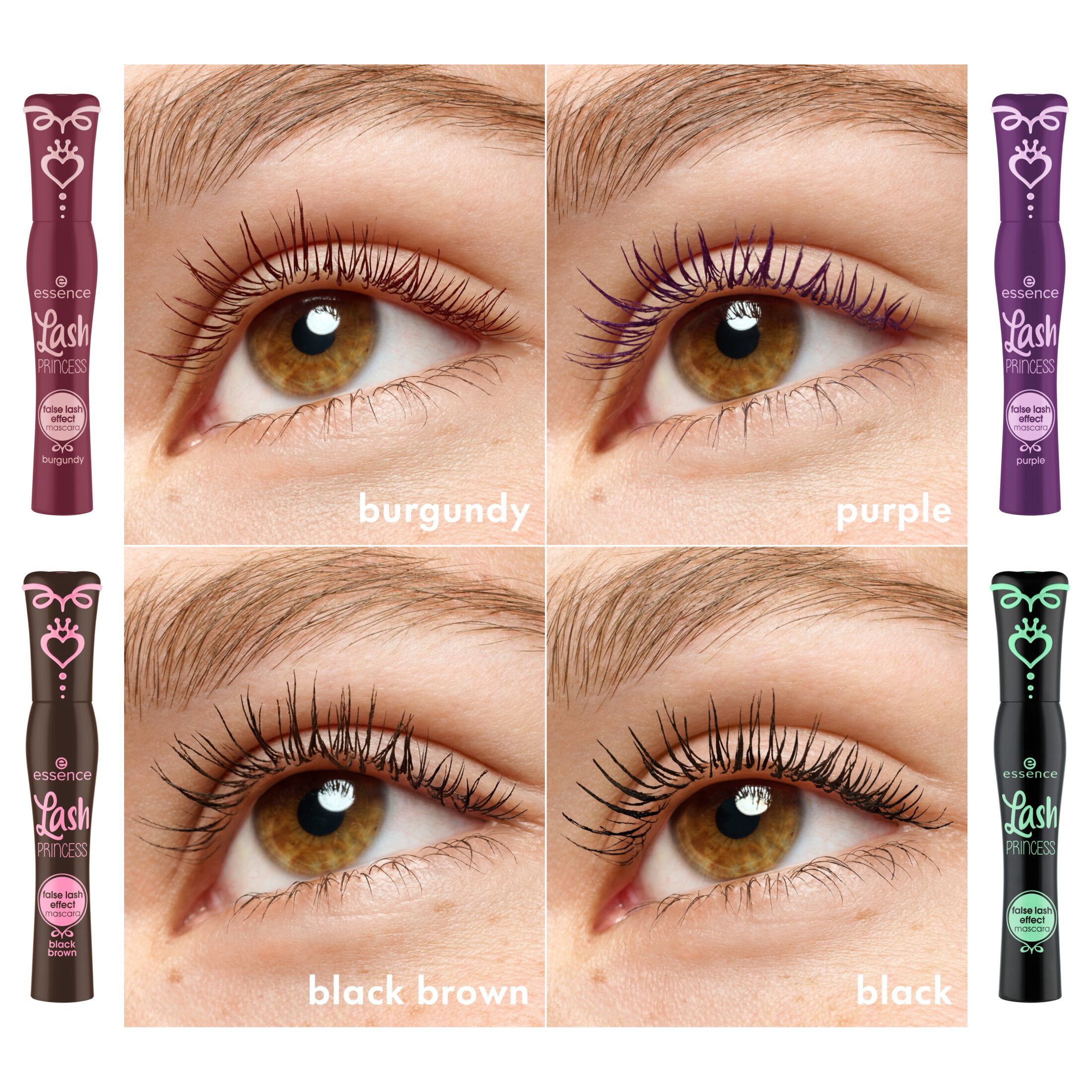essence Lash Princess False Lash Effect Mascara, Burgundy