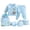 Light Blue, variant on Baby Boy Outfits 0-3 Months Baby Boy Clothes Newborn Seven Piece Baby Set For Comfortable Soft Stylish And Cute Cartoon Baby Set Sky Blue,Size 0-3 Months