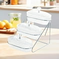 thumbnail image 1 of Elodie Fruit Bowl Decoration with Storage Rack Snacks Plate for Kitchen Banquet Home 3 layer, 1 of 8