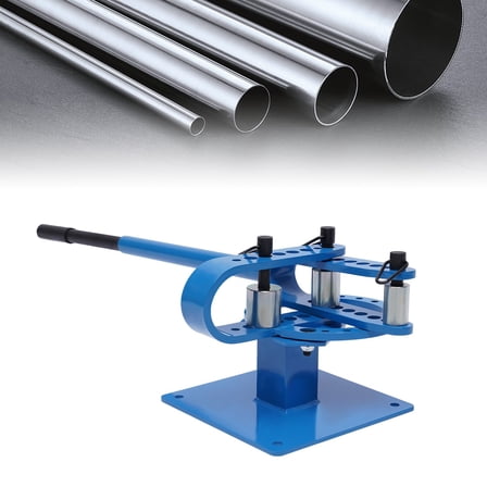Premium Pipe Tube Bender 1''-3'' inch Manual Tube Bender w/ 7 Dies Tubing Metal for Building Industry