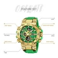 thumbnail image 6 of Men's Watches Sports Military Watches Waterproof Color Designer Large Face Digital Analog Tactical Outdoor Men's Wristwatches-Chronograph Dual Time LED Alarm Stopwatch, 6 of 6