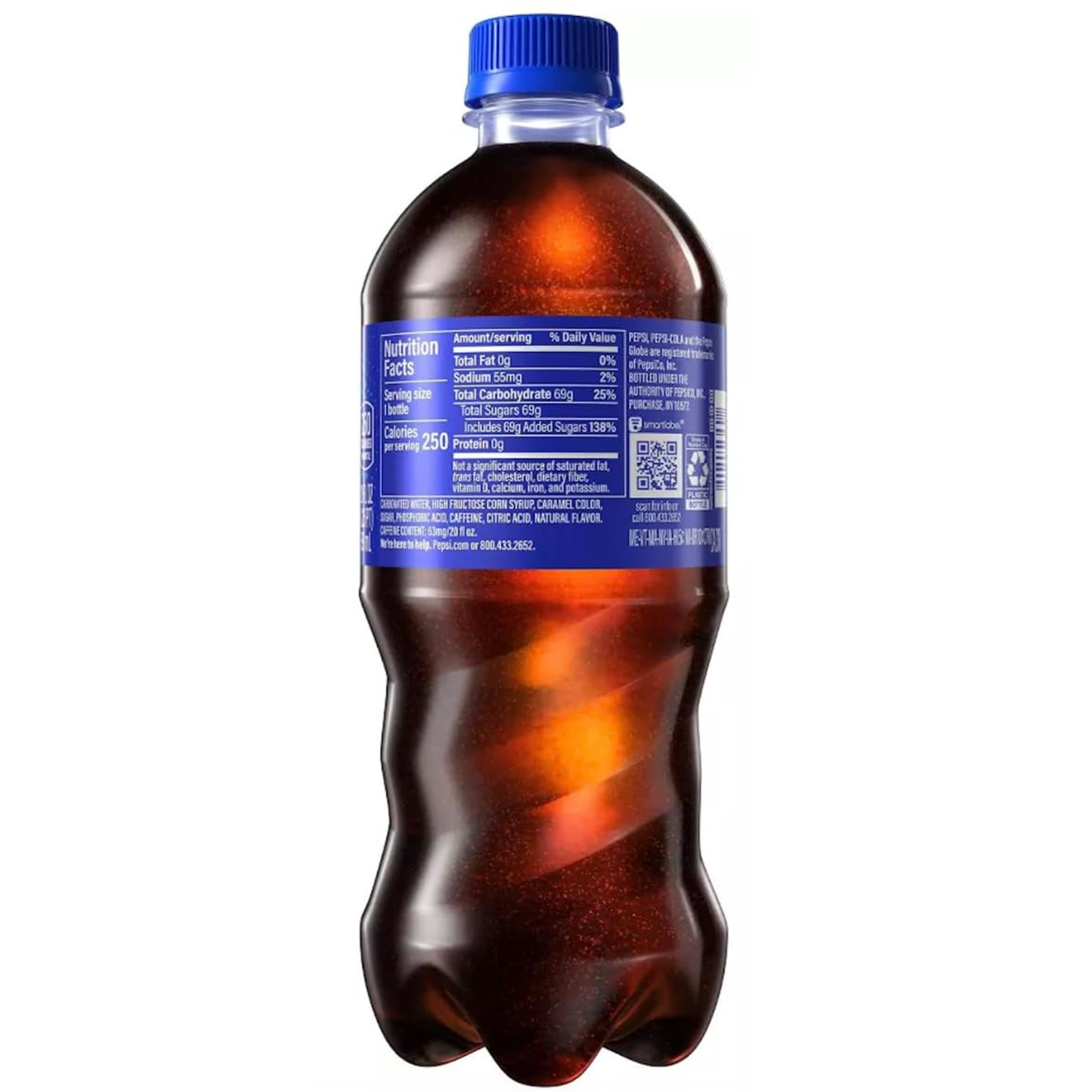 Pepsi Cola Soda pop, 20 fl oz bottle
