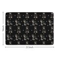 thumbnail image 5 of Schnauzer Dog Flannel Non Slip Door Rugs,Washable Door Mats Indoor,Decorative Door Mats,Dirt-Resistant and Absorbent Doormat for Entrance,Bedroom,Kitchen,Bathroom,23.5x16in(60x40cm), 5 of 5