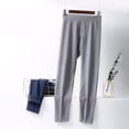 thumbnail image 2 of Blekii Men's Thermal Leggings, Fleece Lined Base Layer Pants for Winter, Thickened Warm Tights for Under Clothes, Slim Fit Compression Pants, Essential Cold Weather Layer for, 2 of 4