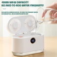 thumbnail image 3 of Inteprter Ventilador de niebla 2 en 1 Humidificador ajustable personal de verano Dispositivo de enfriamiento portátil para el hogar y la oficina de viaje Humidificadores Rosado Inteprter HA063847-02, 3 of 6