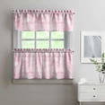 thumbnail image 2 of Kitchen Curtains and Valance Set 24 Inch Tier Pioneer Colorful Floral Curtains Small Drapes for Cafe Living Room Bathroom Farmhouse 3 Pieces Set Rod Pocket, 2 of 6