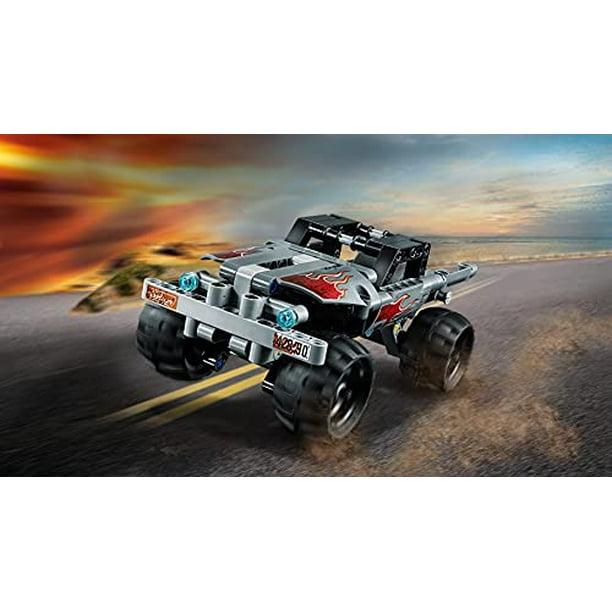 LEGO Technic Getaway Toy Truck, Pull-Back Motor, Monsters Truck Model,  Vehicle Toys for Kids