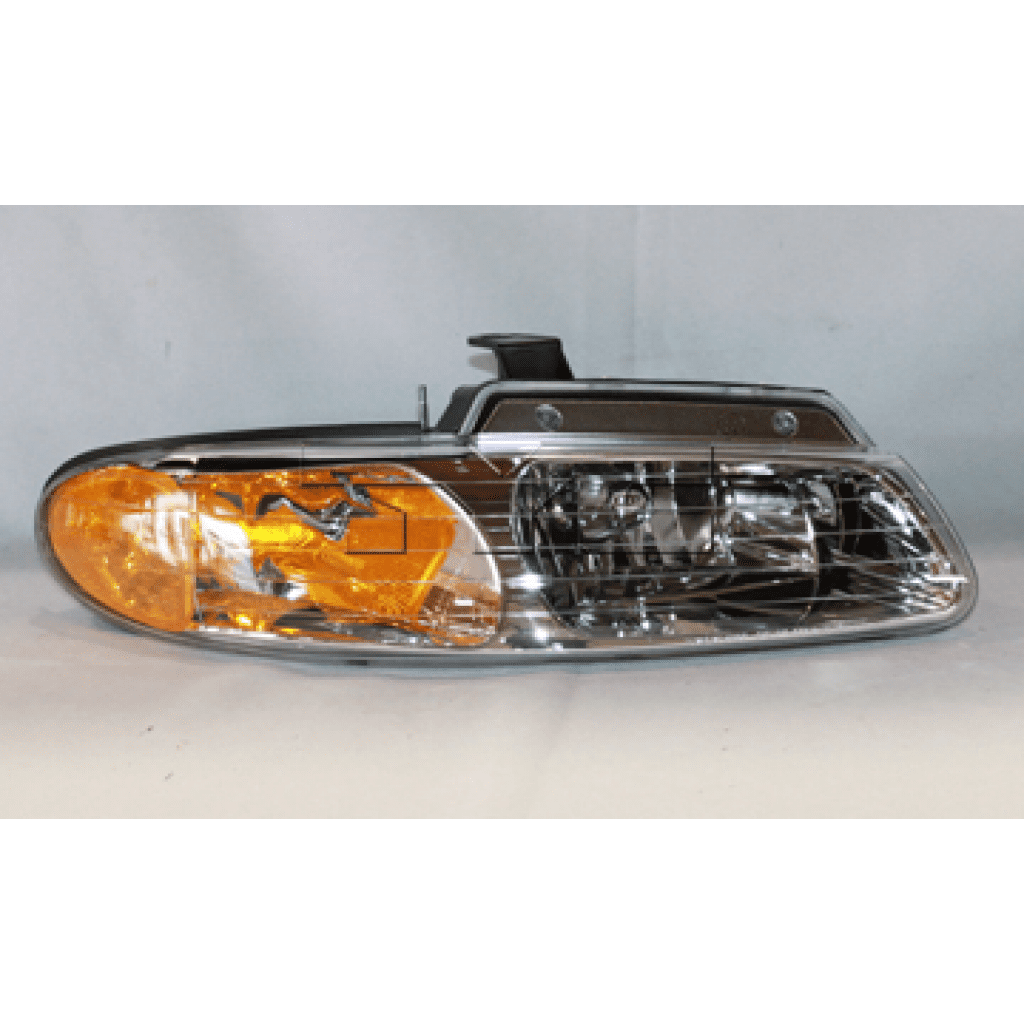 For Dodge Caravan Headlight 2000 Passenger Side w/o Quad & Daytime