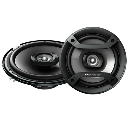 Pioneer TS-F1634R 6-1/2" - 2-Way, 200 W Max Power, and 30mm Tweeter - Coaxial Speakers (pair) Balanced Sound   Smooth Treble, Great Stock Replacement, High-Efficiency Speaker Designed for OEM Power