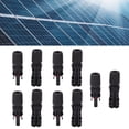 thumbnail image 1 of Solar Panel Cable Connectors IP67 Copper Tin Plating 5 Sets DC 1500V, 1 of 8