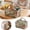 typeC, variant on Small Storage Basket Organizer, Mini Fabric Floral Storage Baskets with Handle, Quilted Portable Collapsible Storage