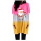 thumbnail image 2 of Top de bolsillo informal con cuello redondo y manga larga con estampado navideño para mujer Fridja bvmnju2995, 2 of 7