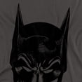 thumbnail image 3 of Batman Skull On Gray Kids T Shirt (Small) for Youth Toddler Boys and Girls, Charcoal, 3 of 5