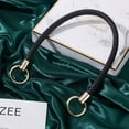 thumbnail image 6 of PU Leather Purse Handle 20.5 Inch Short Leather Handbag Strap Satchel Shoulder Bag Top Handle Bucket Tote Bag Handle with Round Buckle for Hobo Crossbody Purse Designer Handbag Black for DIY, 6 of 6