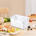 thumbnail image 2 of Fridge Storage Containers with Freshness Tracker, Airtight Bins for Vegetables Fruits, Durable Plastic Design with Drainage Holes, Stackable Organizer for Refrigerator Pantry, 2 of 8