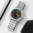 thumbnail image 6 of Fashion Business Men's Stainless Steel Quartz Watch with Date Window Large Face Luminous Waterproof Stylish Casual Watch for Men, 6 of 15