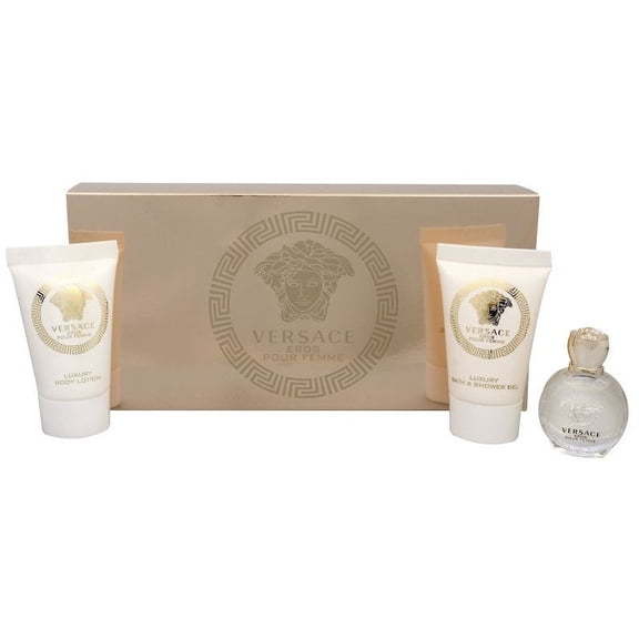 ($25 Value) Versace Eros Perfume Gift Set For Women, 3 Pieces