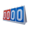 thumbnail image 2 of Tablero de puntuación abatible de 4 dígitos, tablero de puntuación grande para juego de competición, marcador de mesa para baloncesto, , pelota, rojo azul Baoblaze Marcador deportivo, 2 of 8