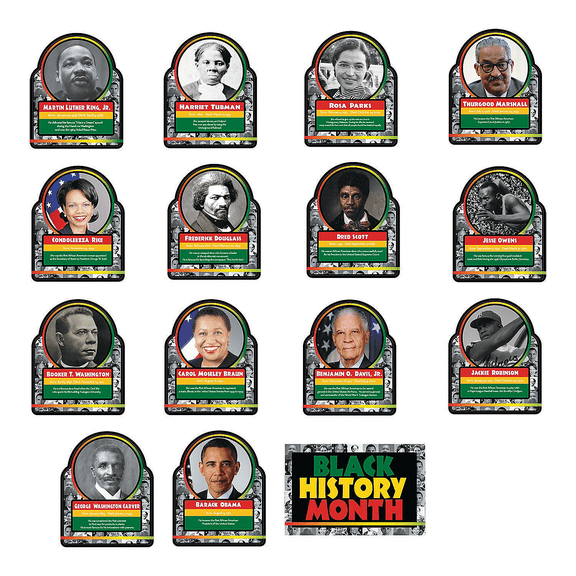 Black History Learning Charts - 15 Pieces