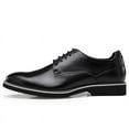 thumbnail image 5 of CMR CHAMARIPA Elevator Derby Shoes For Men Black Leather Derby Make You Taller 5CM / 1.95 Inches, 5 of 6