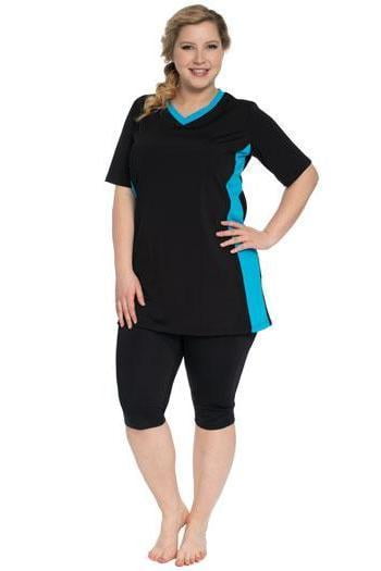 plus size modest swimwear