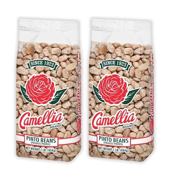 Camellia Pinto Beans 1 Pound (2 Pack)