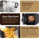 thumbnail image 2 of Elite Gourmet Freidora de Aire de Vidrio, Tamaño Compacto de 2.4 Qt para 1–2 Personas, Cesta de Cerámica y Vidrio sin PFAS, Cocción Visible, Temperatura Ajustable 175–400°F, 1150W, Negro, 2 of 6