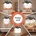 thumbnail image 6 of Brown Beige Ombre Tie Up Valance Curtains for Windows, Kitchen Curtains Window Treatments, Vintage Farmhouse Oil Painting Short Window Shades Valances for Bedroom Bathroom Cafe 42"x12", 6 of 8