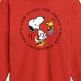 thumbnail image 3 of Peanuts - Good Things Are Coming Circle - Youth Long Sleeve Tee, 3 of 6