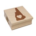 thumbnail image 1 of New Hampshire State with Heart Square Rubber Stamp Stamping Scrapbooking Crafting - Large 2.75in, 1 of 7