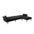 thumbnail image 5 of Wulawindy Convertible Sofa bed sleeper Navy blue velvet（W223S00459、W223S00709、W223S00007）, 5 of 7