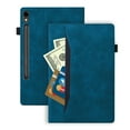 thumbnail image 4 of Dteck for Samsung Galaxy Tab S11 Ultra Case 14.6 Inch Tablet 2025 SM-X930/X936B, Premium PU Leather Business Folio Stand Cover with Credit Card Slots Holder Pocket, Multi-Angle Viewing Stand,Blue, 4 of 9