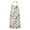 Pioneer Flower Floral-3, variant on Pioneer Flower Floral Print Pattern Apron-Garden Aprons for Women with Pockets-Cotton Linen Waterproof Kitchen Cooking Gardening Aprons Adjustable for Kitchen,Cooking,BBQ and Salon 33x27 Inch