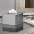 thumbnail image 3 of nu steel Triune 3-Tone Stainless Steel Boutique tissue box cover for Bathroom Vanity Countertop TR9H, 3 of 4