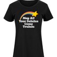 thumbnail image 3 of Instant Message - May All Your Delulus Come Trululu - Women's Any Way Dress, 3 of 7