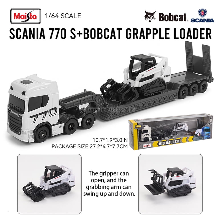 Maisto 1:64 SCANIA 770 S Volvo Forklift Transport Vehicle