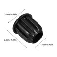 thumbnail image 2 of WEUVEB 20Ud Cubiertas De Rod Inserto Para De Oficina Con Material Duradero Y Estabilidad Mejorada Color Negro, 2 of 8