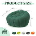 thumbnail image 3 of The Magic Home 49" 1-Seater Bubble Curved Couch, Green, 3 of 10