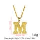 thumbnail image 3 of Collar para mujer, joyería para mujer, joyería de moda para mujer, regalo para mujer, 26 letras en inglés, cadena con nombre, collares colgantes, joyería para mujer, 3 of 4