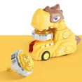 thumbnail image 1 of Carro de , Juguete Intermitente, Lanzador Giratorio, Juguete Luminoso, Juguete de para Y Niñas, , amarillo Baoblaze juguetes de coche de dinosaurio, 1 of 7