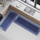 thumbnail image 2 of VIKAMA - Alfombra de cocina acolchada con barro de diatomeas, 2 piezas, moderna, simple, súper absorbente, antideslizante, de secado rápido, para puerta de baño, 2 of 4