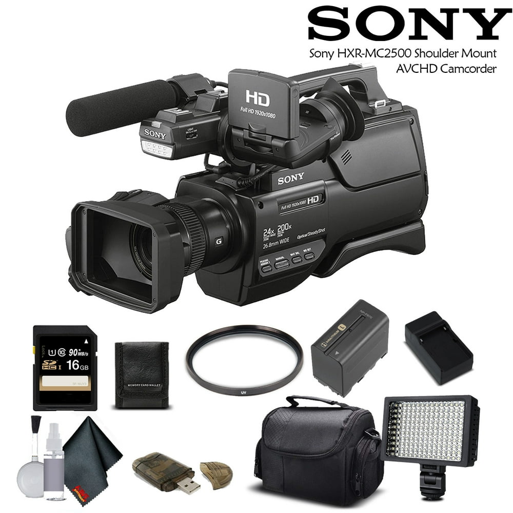 Sony HXRMC2500 Shoulder Mount AVCHD Camcorder (HXRMC2500) With 16GB