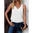 thumbnail image 3 of 2024 Womens Fashion Tank Tops Spring Summer Clothes Casual V Neck Sleeveless Loose Fit Y2K Outfit Cute Cami Shirts, 3 of 7
