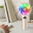 thumbnail image 5 of ChicYu Light Handheld Mini Fan Rechargeable Battery Operated Portable Fan Included Carrying Portable Mini Fan Adjustable USB Rechargeable Fans, 5 of 6