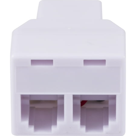 - Onn Telephone In-Line Coupler, White