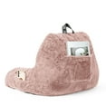 thumbnail image 3 of Nestl Reading Pillow, Backrest Pillows with Arms, Plush Faux Fur Back Pillow,&nbsp;Shredded Memory Foam Bed Rest Pillow, Peach Beige, 3 of 9
